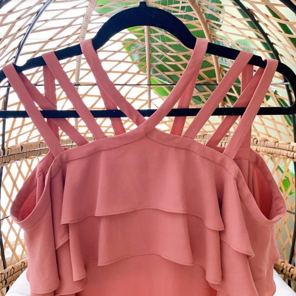 BCBGMAXAZRIA Chelsey Crisscross Dress - Picture 4 of 9